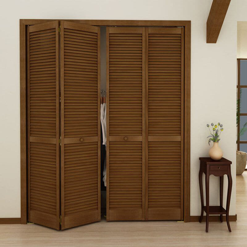 Adorable Folding Wood Door