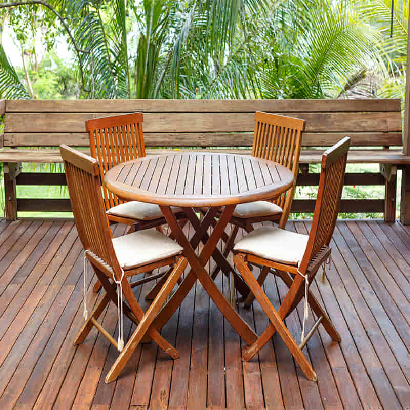 Outdoor Wood Furniture UAE