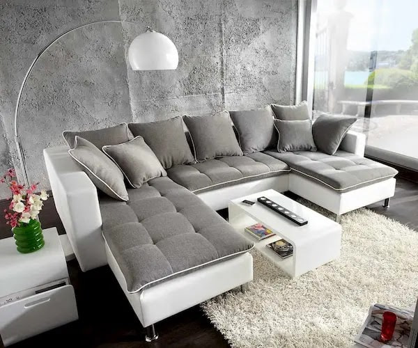 U- Shaped Sofa Upholstery