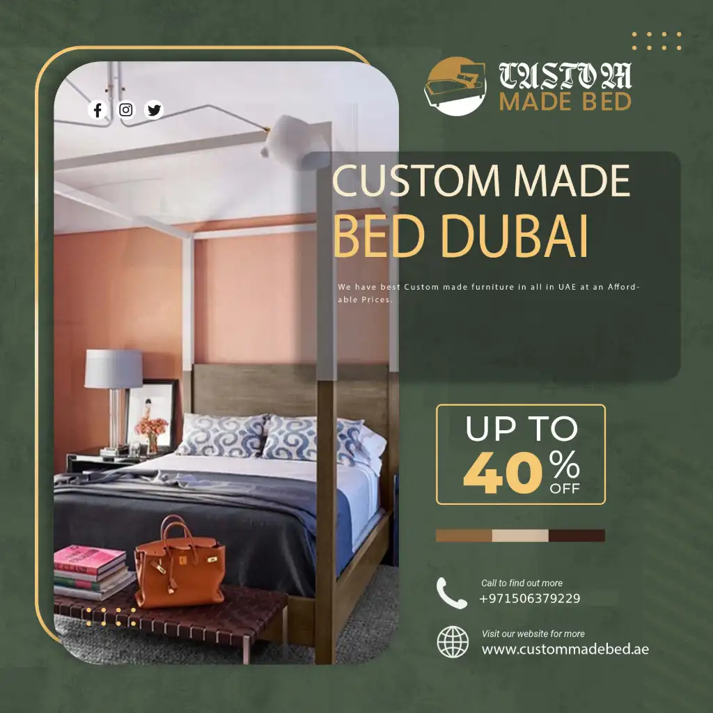 Custom made bed at discount price