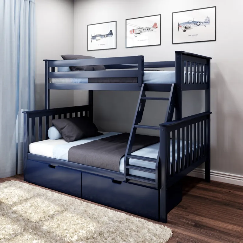 Bolles Kids Bunk Bed with Drawers