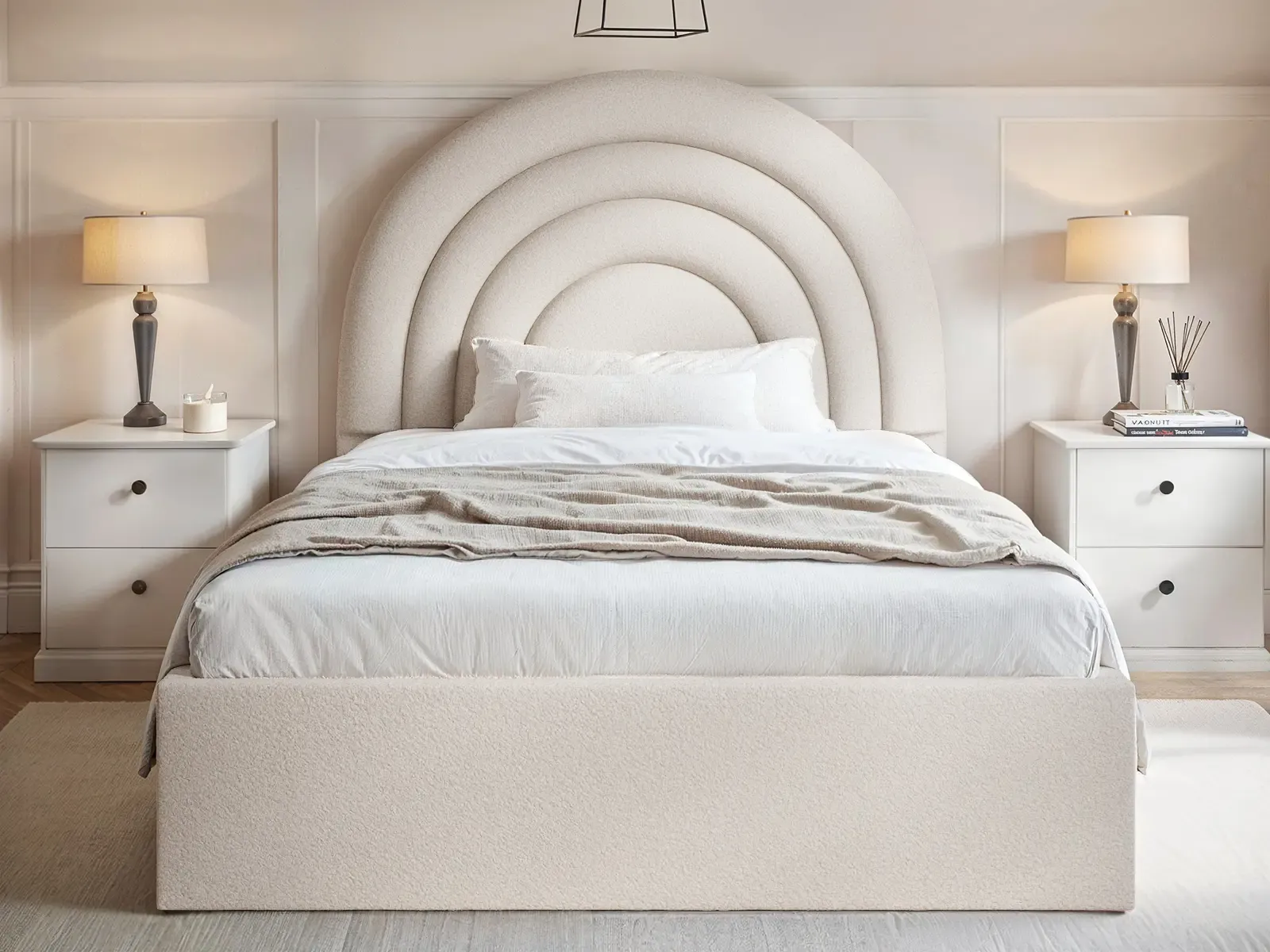 Flair Ava Small Double Fabric Bed