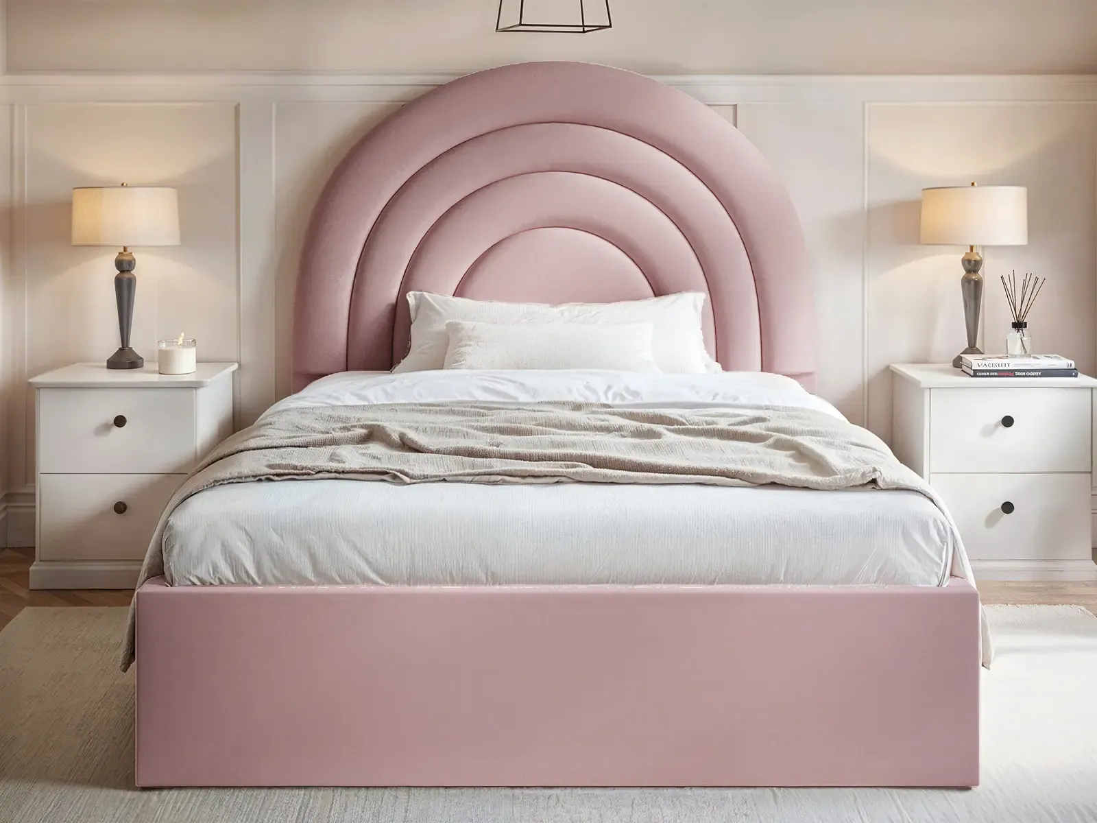 Flair Ava Small Double Fabric Ottoman