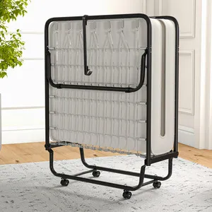 Folding Guest Bed White