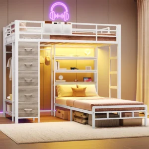 L-Shape Bunk Bed