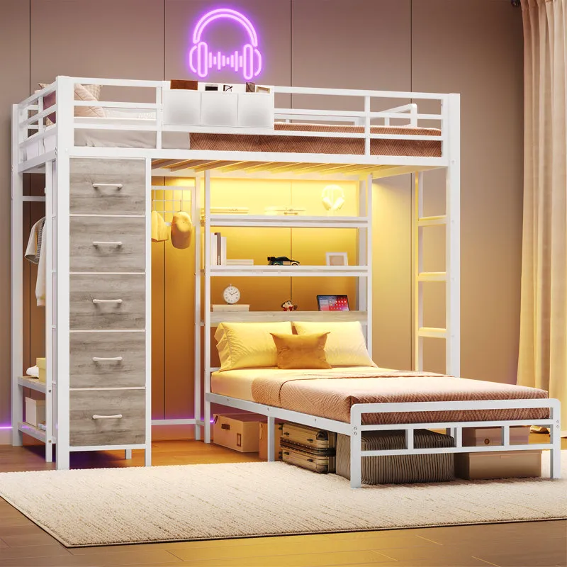 L-Shape Bunk Bed