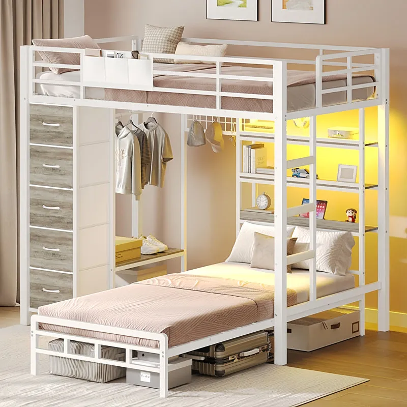 L-Shape Bunk Bed