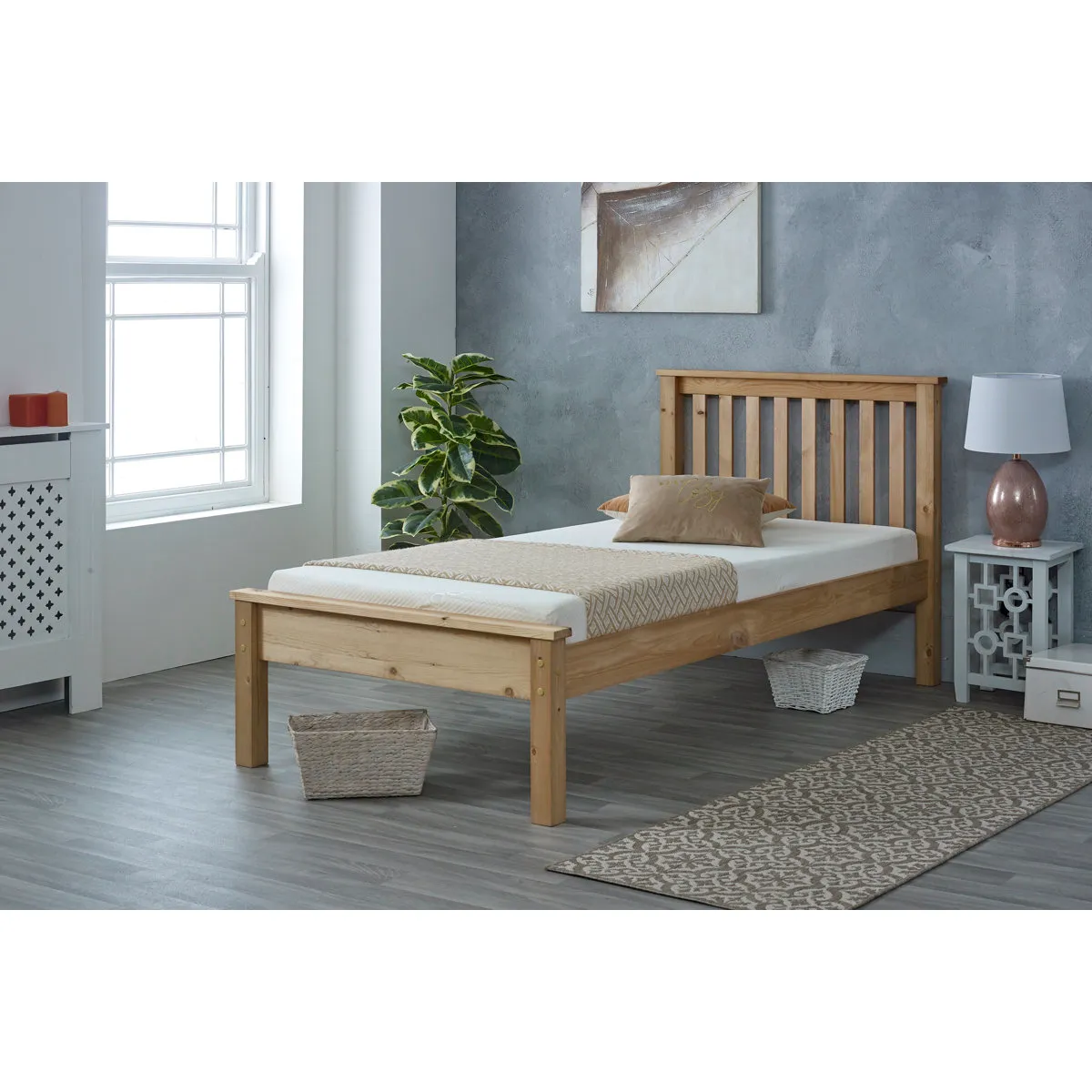 Fairlight Solid Wood Ottoman Storage Bed